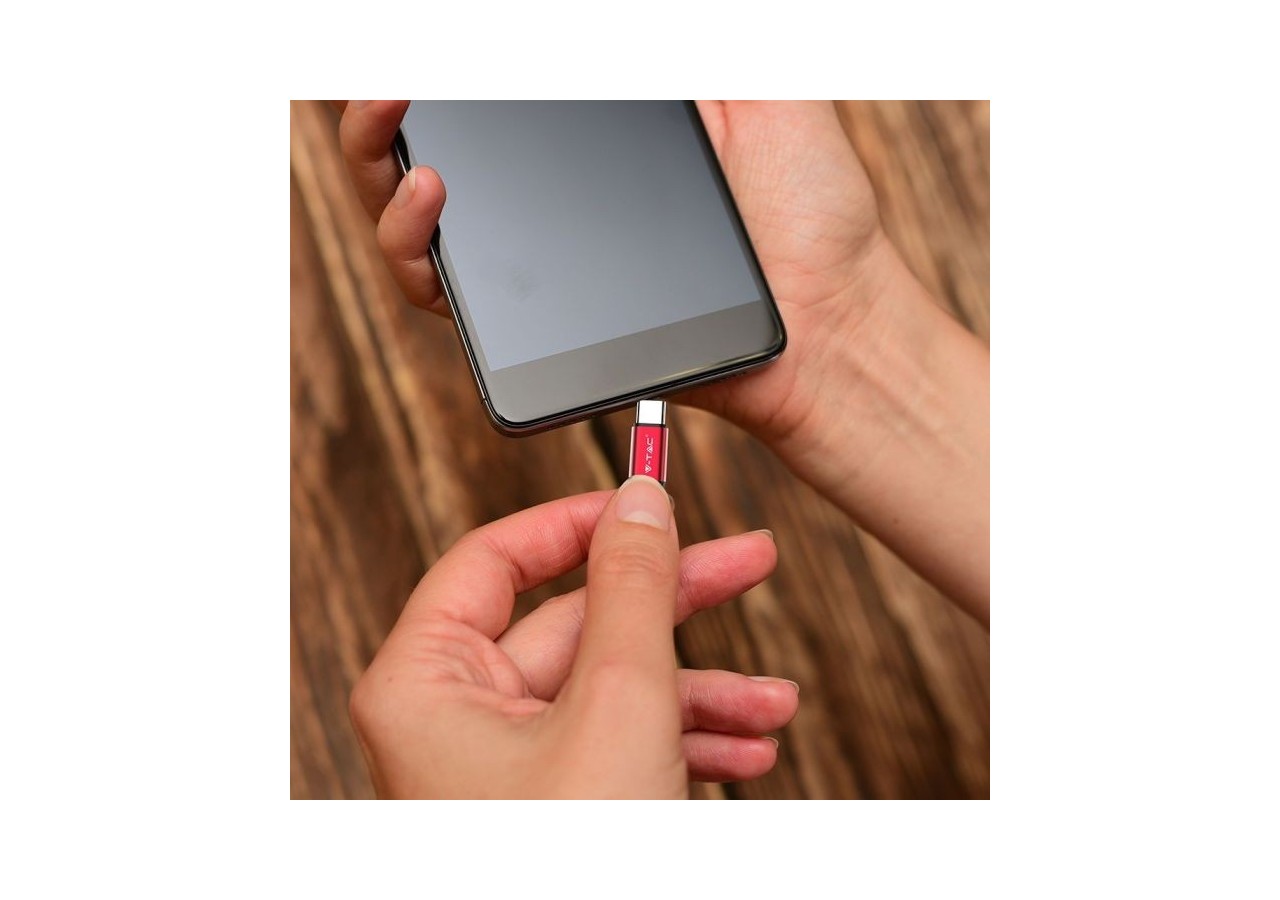 1m. Câble USB de type C Rouge - Série Or