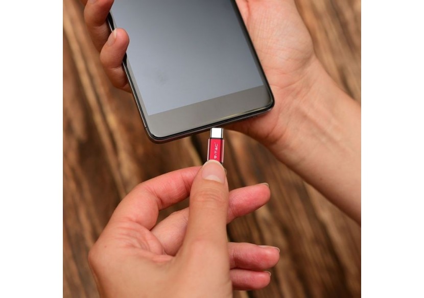 1m. Câble USB de type C Rouge - Série Or