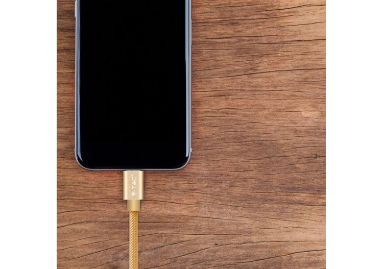 1m. Câble Micro USB Or - Série Platine