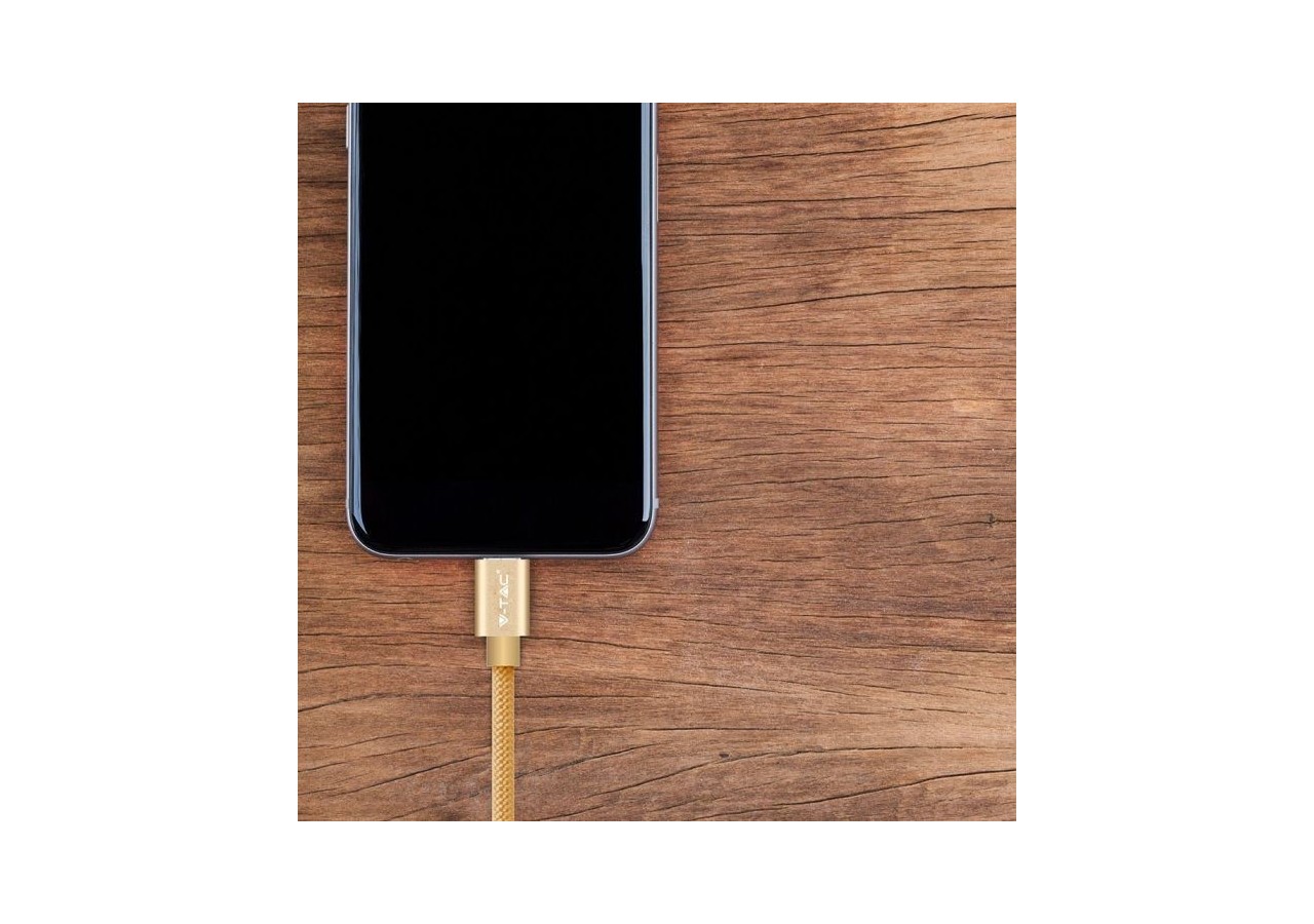 1m. Câble Micro USB Or - Série Platine