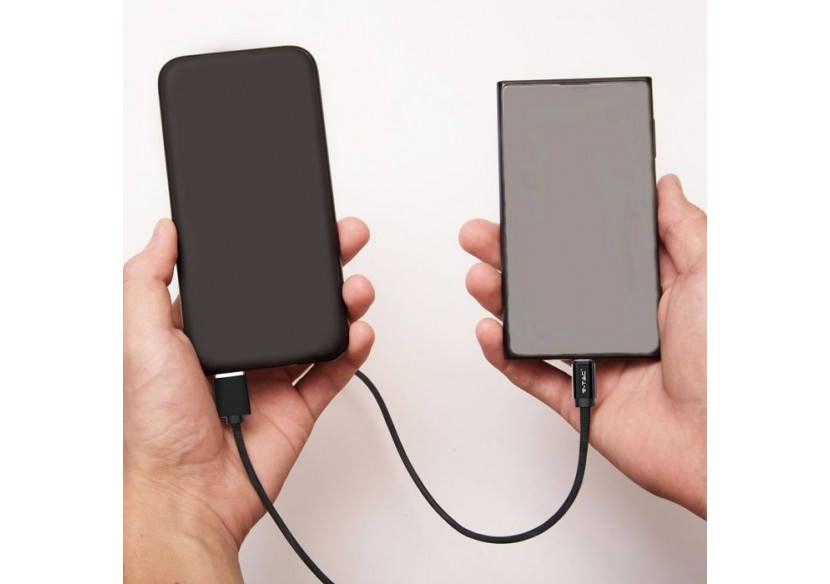 1m. Câble Micro USB Noir - Série Ruby