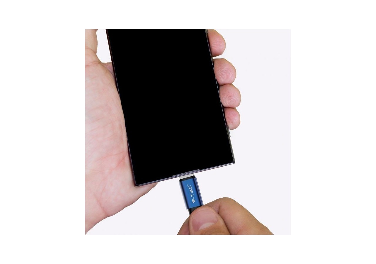 1m. Câble Micro USB Bleu - Série Ruby