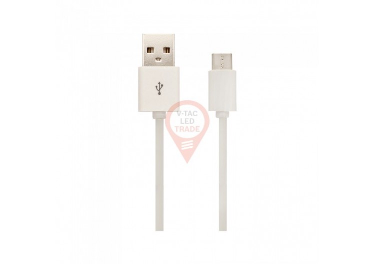 Adaptateur Micro USB vers Type C Blanc