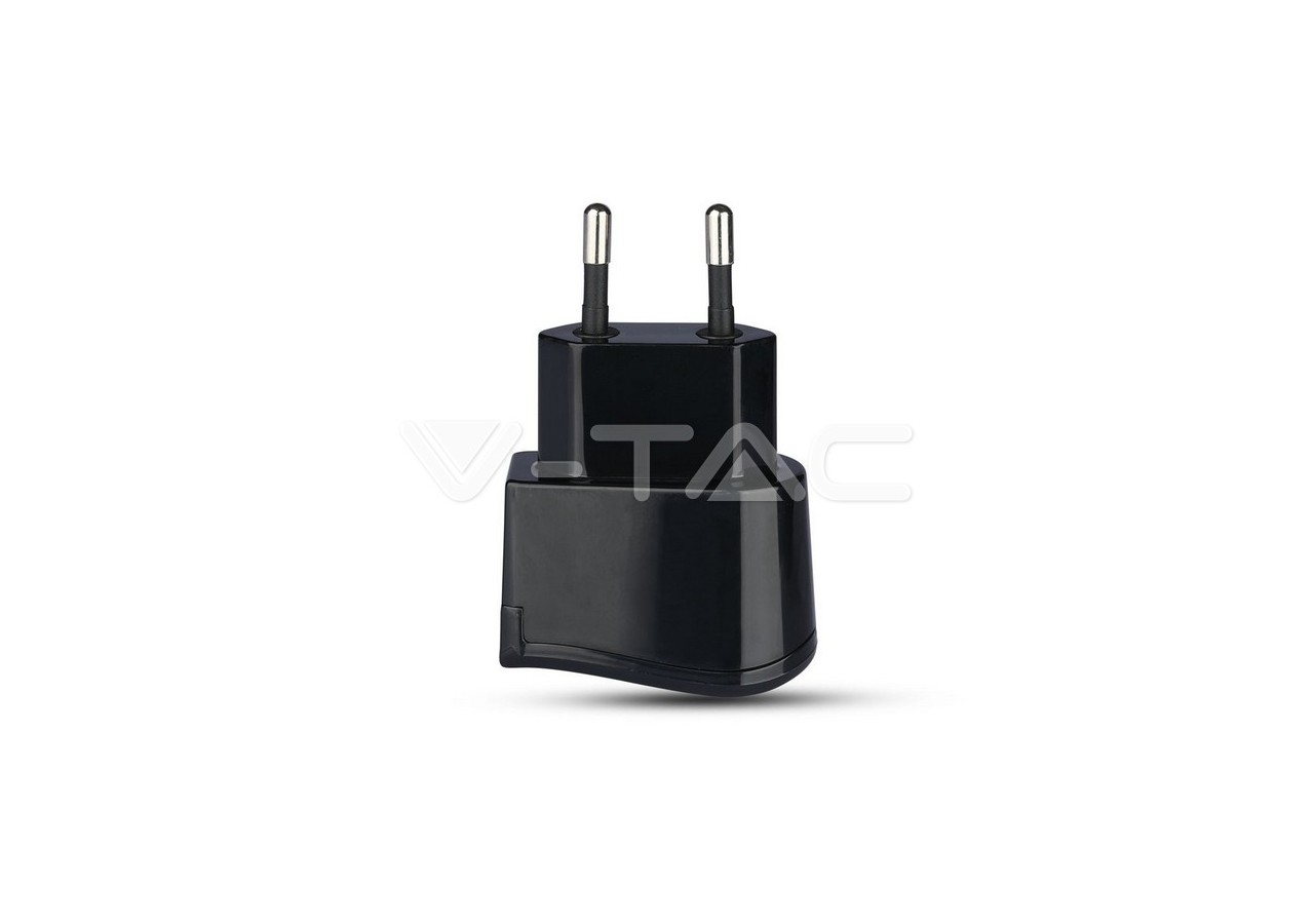 Adaptateur de voyage USB avec double blister noir
