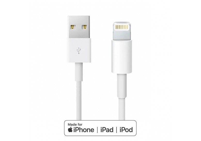 Câble Iphone Blanc avec Licence MFI