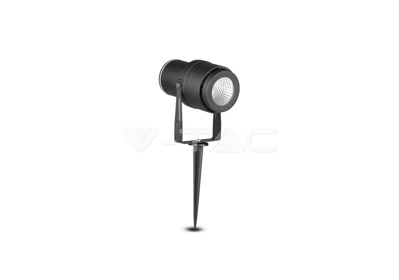 Lampe sur Piquet de Jardin LED 12W Corps Noir 3000K