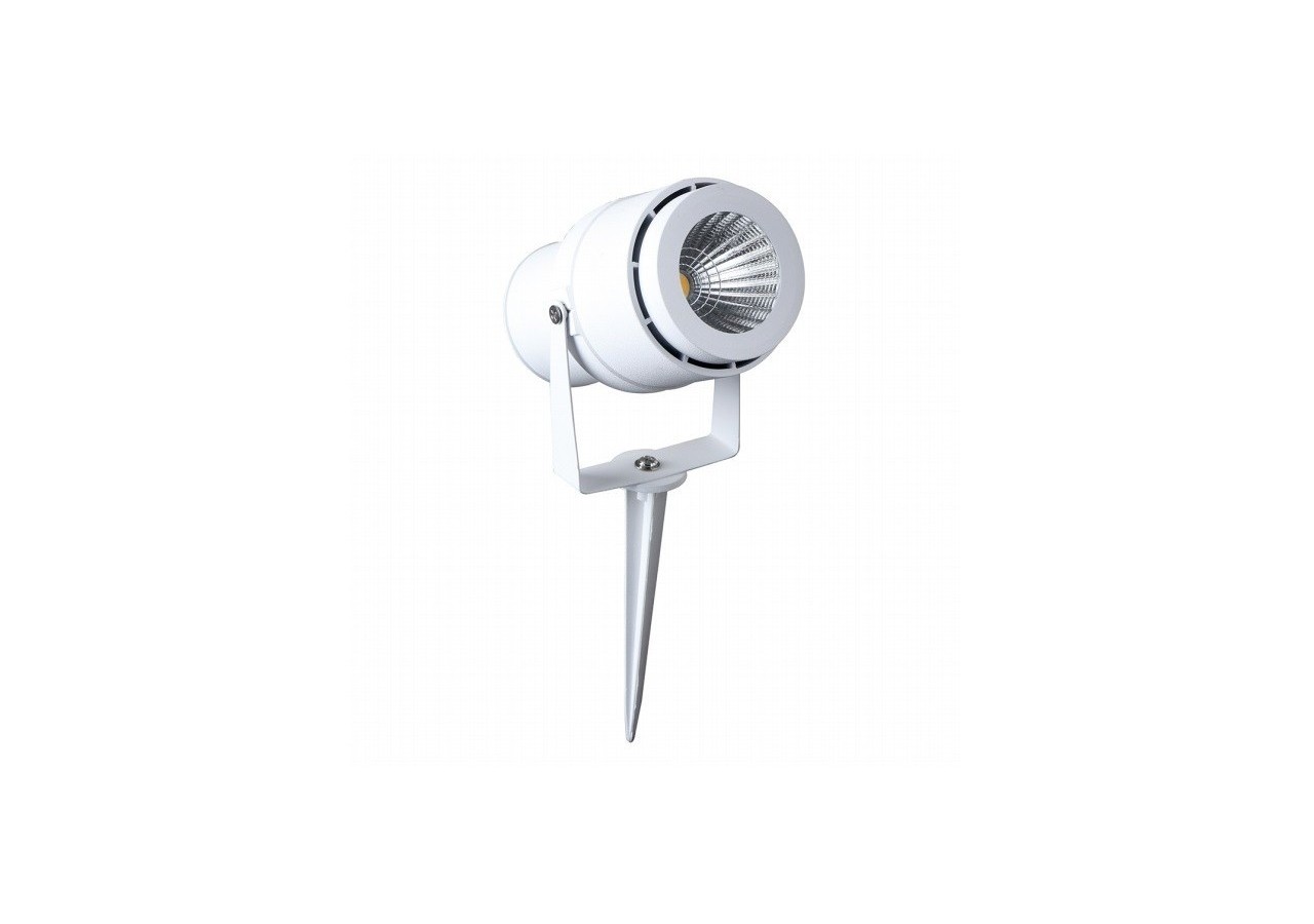 Lampe sur Piquet de Jardin LED 12W Corps Blanc 4000K