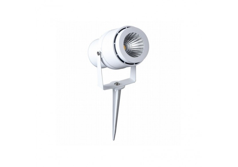 Lampe sur Piquet de Jardin LED 12W Corps Blanc 4000K