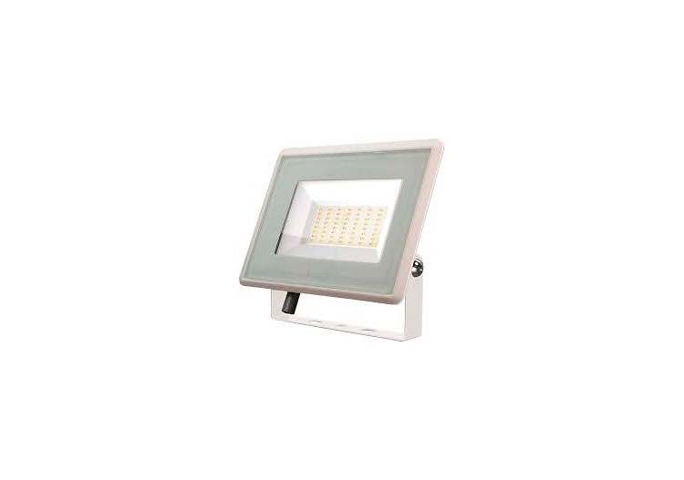 Projecteur LED 50W SMD Série F Corps Blanc 6500K