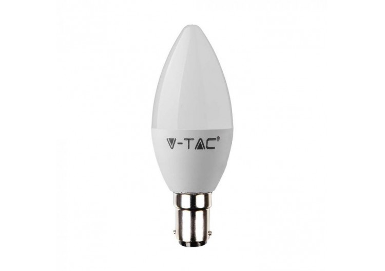 Ampoule bougie en plastique Vt-299 4,5 W, puce Samsung 3000 K B15- 21860 - V-tac
