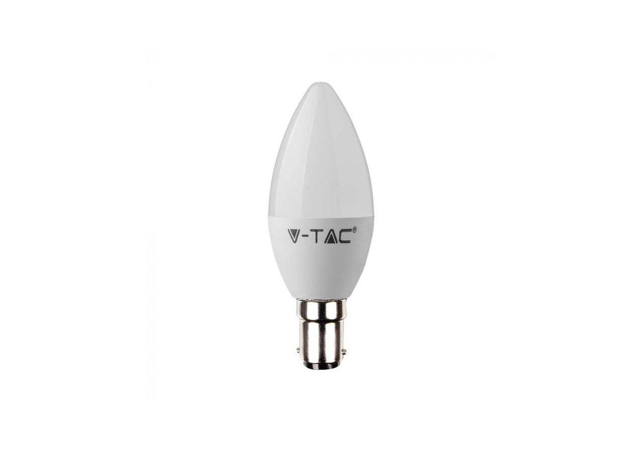 Ampoule bougie en plastique Vt-299 4,5 W, puce Samsung 3000 K B15- 21860 - V-tac