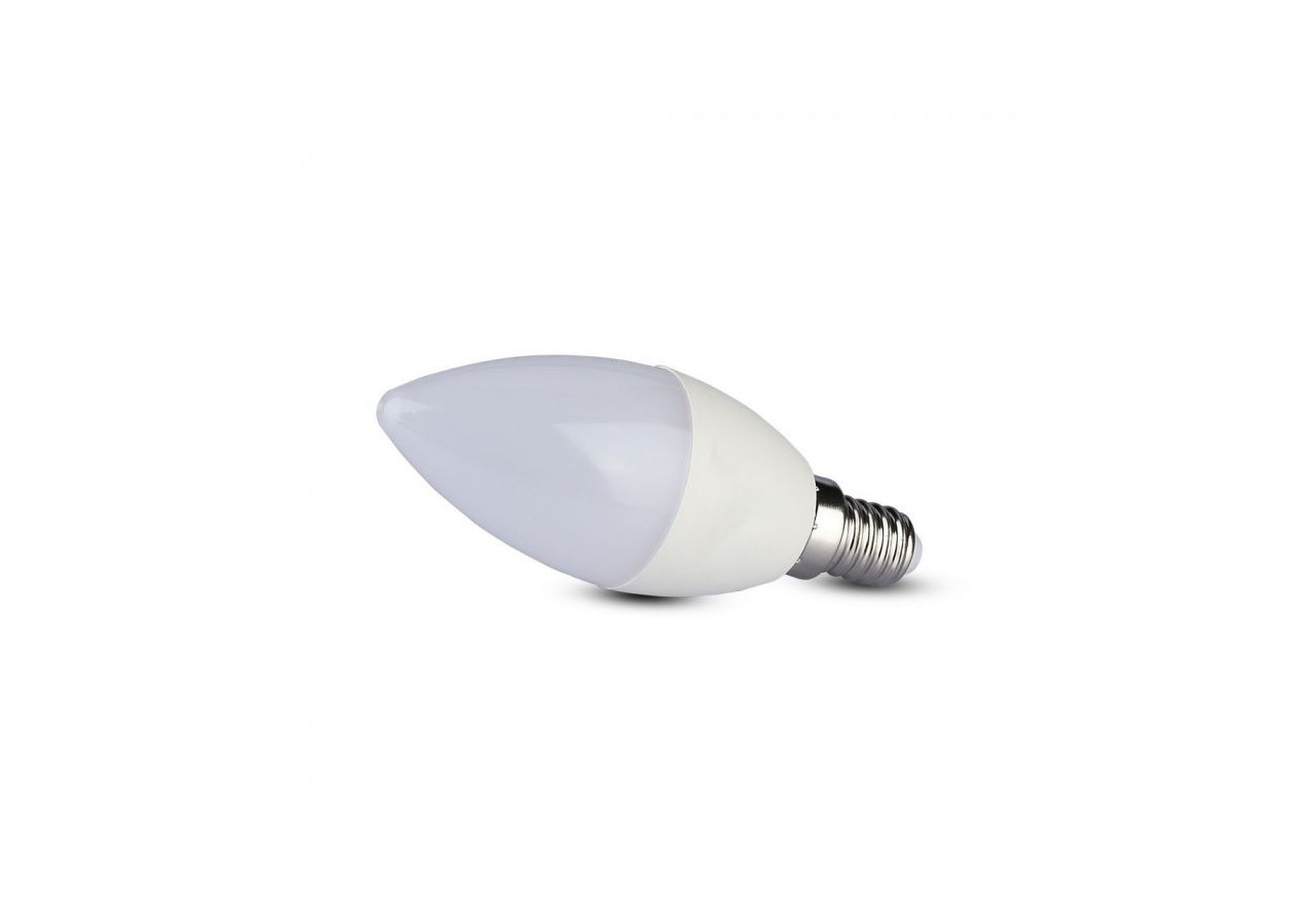 Ampoule bougie en plastique Vt-255 4,5w, puce Samsung 4000k e14 a++- 259 - V-tac