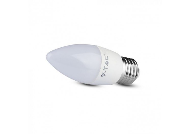 Vt-289 5,5 W ampoule bougie en plastique puce Samsung 3000 K E27- 858 - V-tac