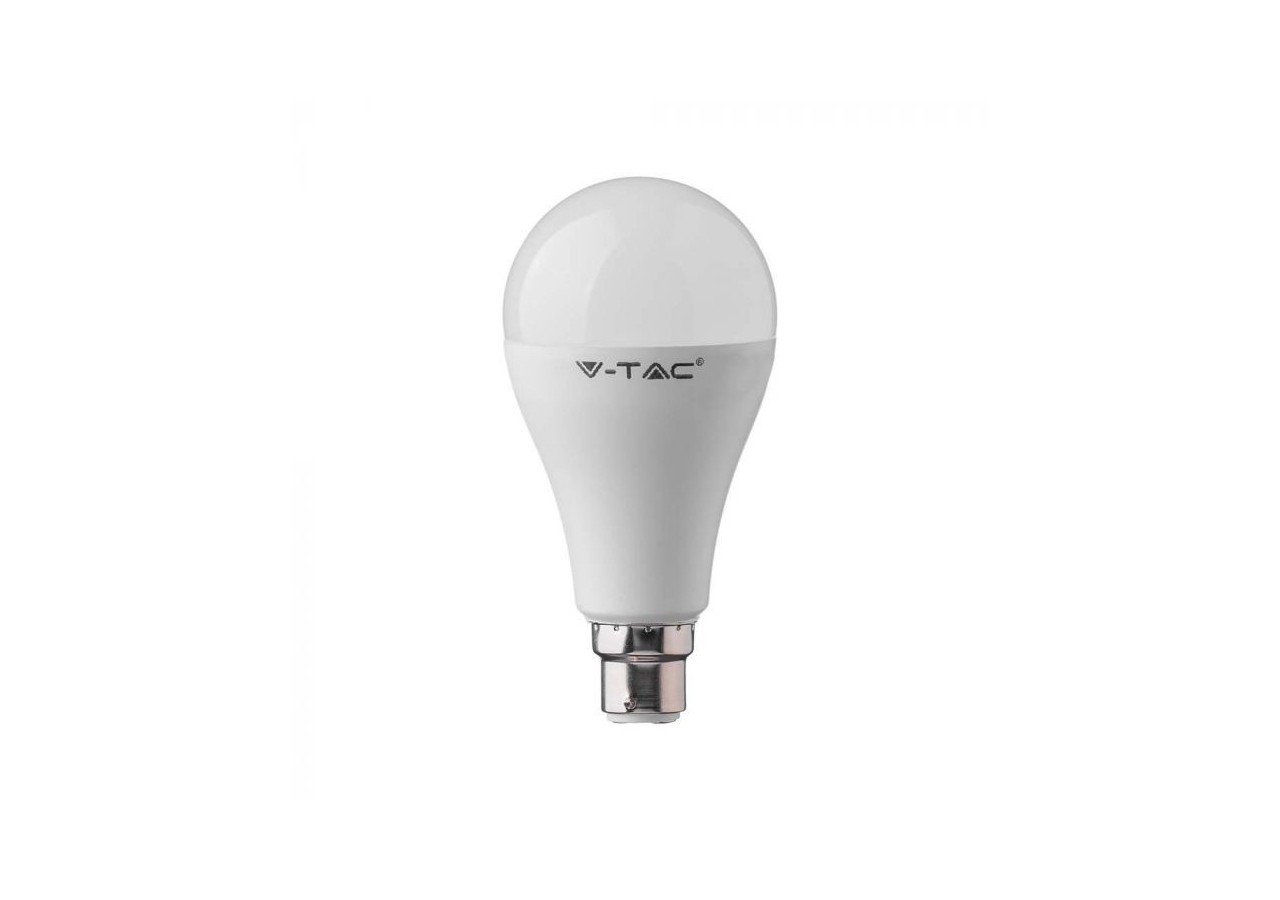 Vt-281 15w a65 ampoule en plastique puce samsung 3000k b22- 21854 - V-tac