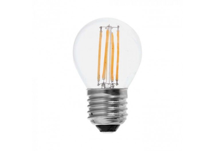 Ampoule à filament Vt-2704 4w G45, couvercle transparent, gradation de puissance en 3 étapes, 3000k e27- 6847 - V-tac