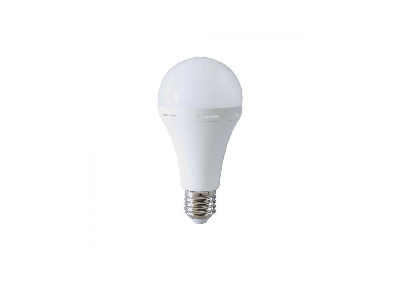 Vt-51015 15w lampe de secours en plastique a90 avec batterie (3 heures) 4000k e27- 7795 - V-tac