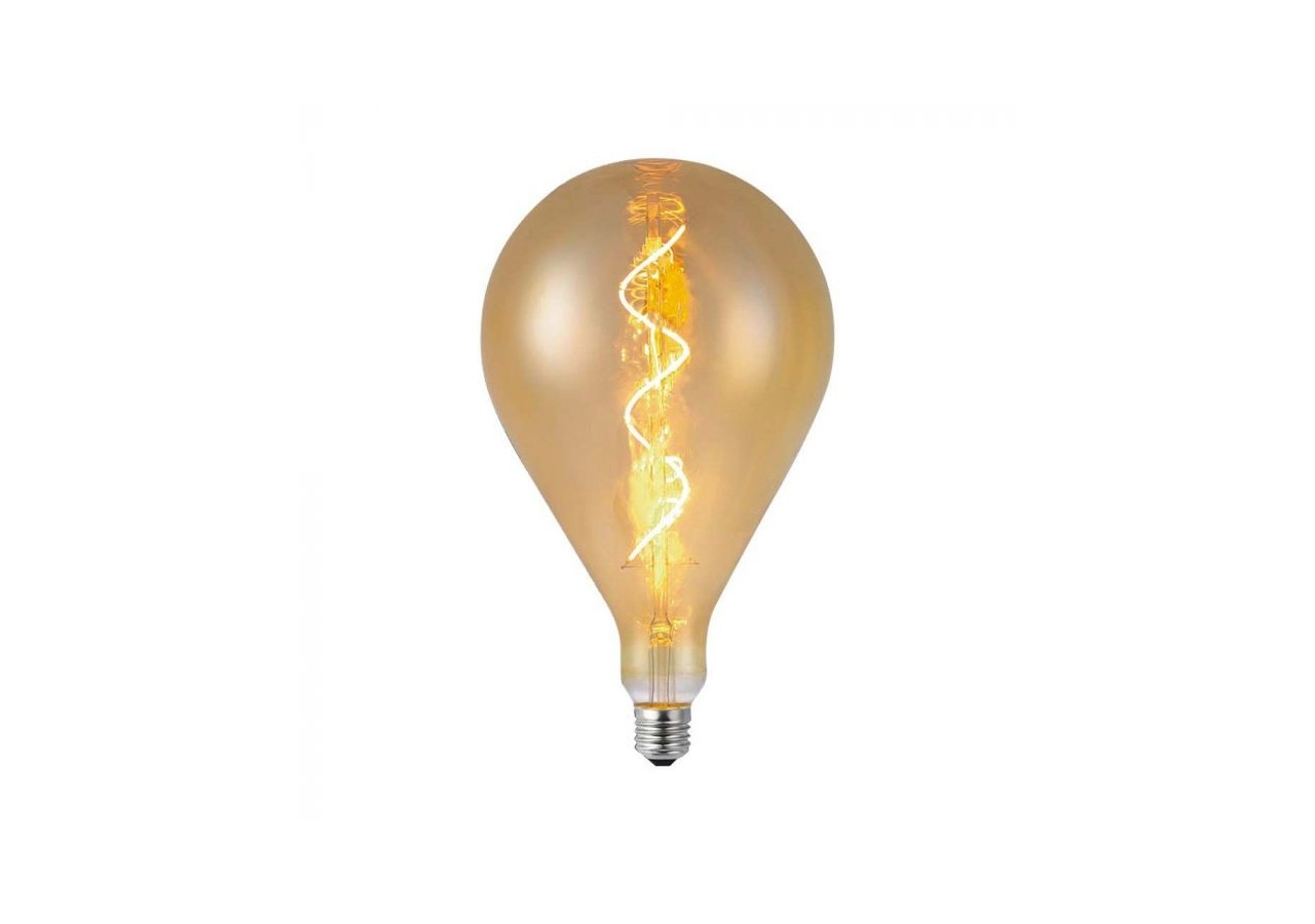 Vt-2267 4w a160 ampoule à filament spirale 2700k verre ambré- 23166 - V-tac