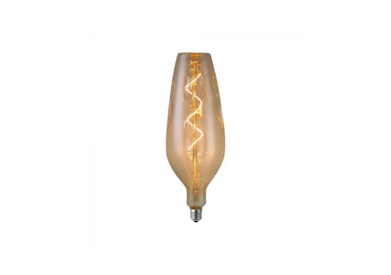 Vt-2272 4w b125 ampoule à filament spirale 2700k verre ambré- 23171 - V-tac