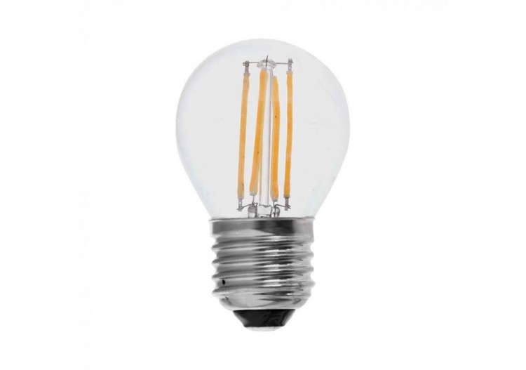 Ampoule à filament Vt-2366 6w G45, couvercle transparent 3000k e27- 212842 - V-tac