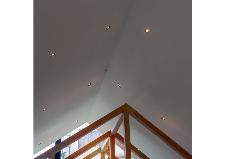 Plafonnier design en plâtre Vt-863 gu10 (mobile) avec carré inférieur blanc- 3144 - V-tac