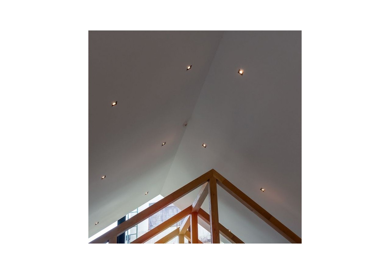 Plafonnier design en plâtre Vt-863 gu10 (mobile) avec carré inférieur blanc- 3144 - V-tac
