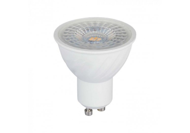 Projecteur en plastique ondulé Vt-247 6w gu10, puce Samsung 3000k 110'd- 21192 - V-tac