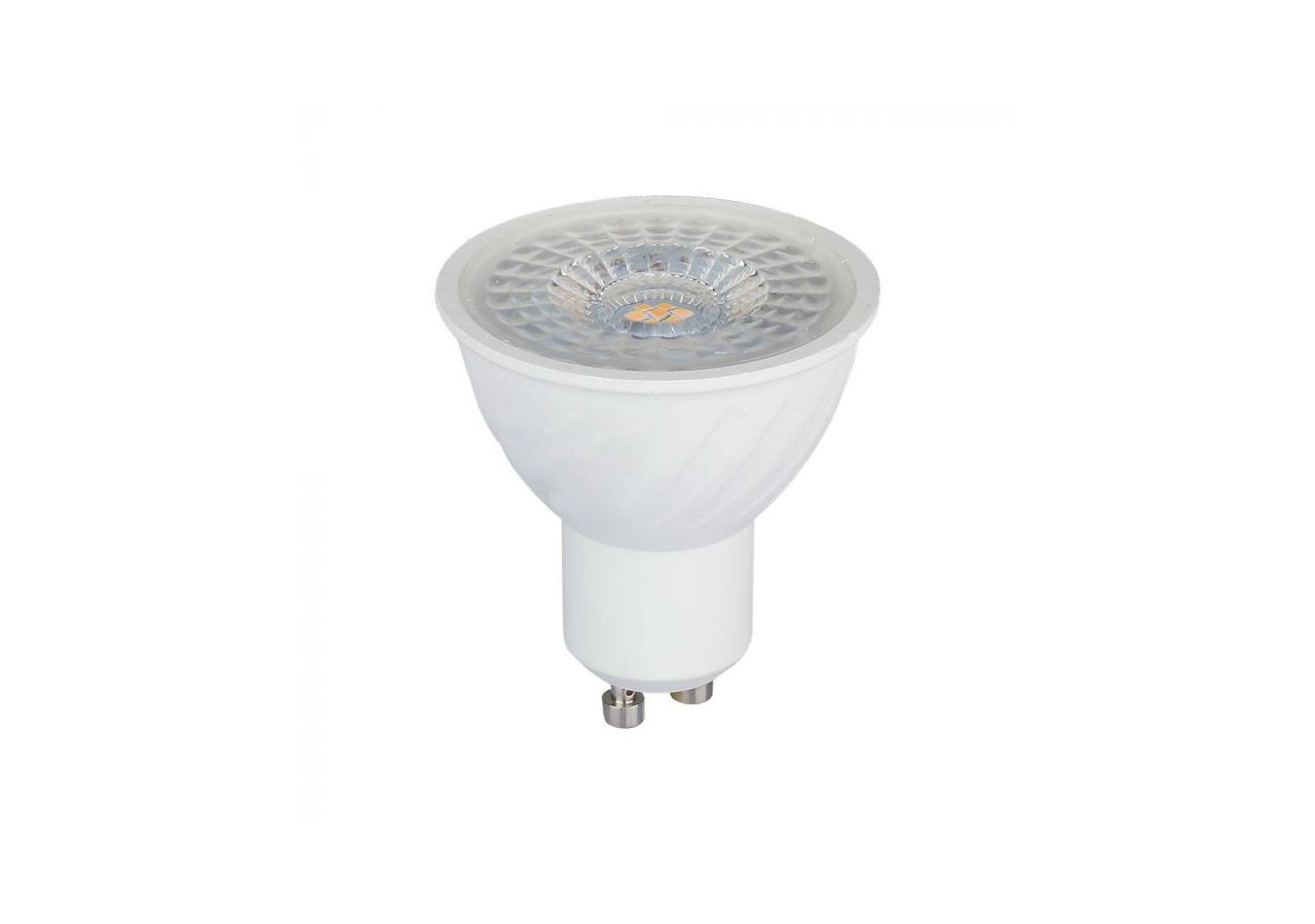 Projecteur en plastique ondulé Vt-247 6w gu10, puce Samsung 3000k 110'd- 21192 - V-tac