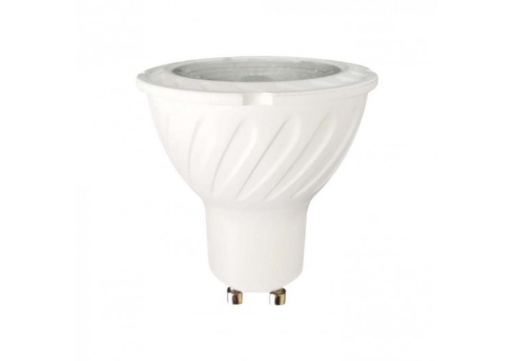 Projecteur en plastique Vt-277 6w gu10 smd avec lentille-puce Samsung 3000k- 21165 - V-tac