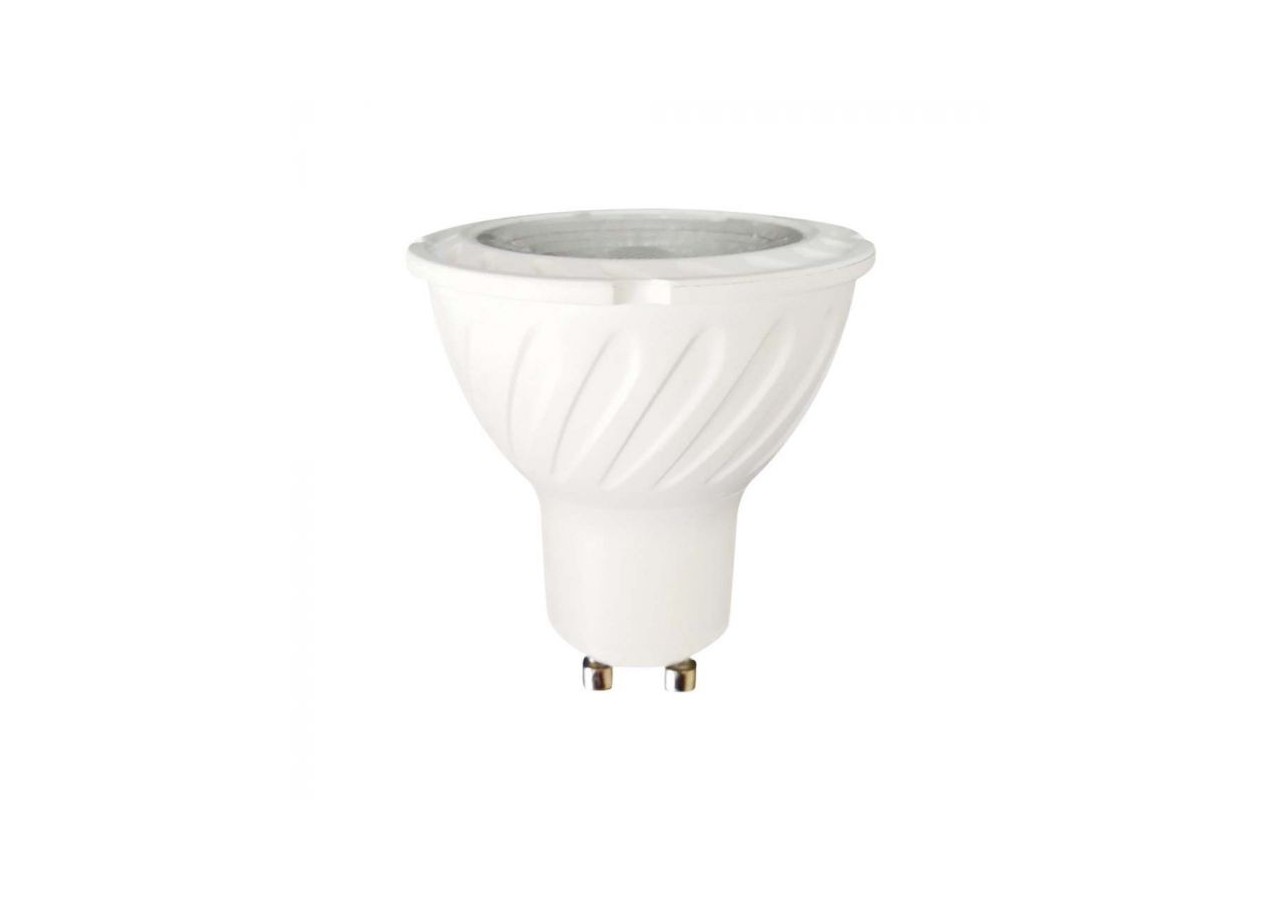 Projecteur en plastique Vt-277 6w gu10 smd avec lentille-puce Samsung 3000k- 21165 - V-tac