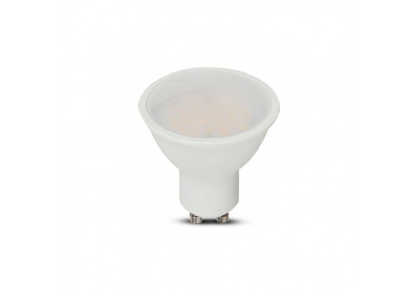 Vt-271 10w gu10 led projecteur en plastique couverture laiteuse puce samsung 4000k- 21879 - V-tac