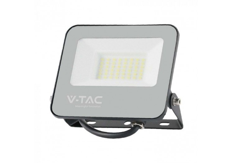 Vt-44031 Projecteur LED 30w 4000k corps noir verre gris 160lm/w- 10353 - V-tac