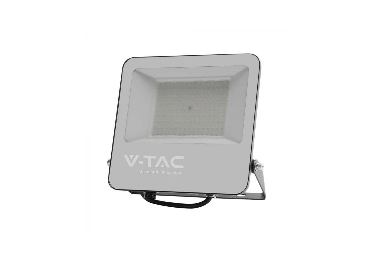 Vt-44160 Projecteur LED 150w 4000k corps noir verre gris 160lm/w- 10362 - V-tac