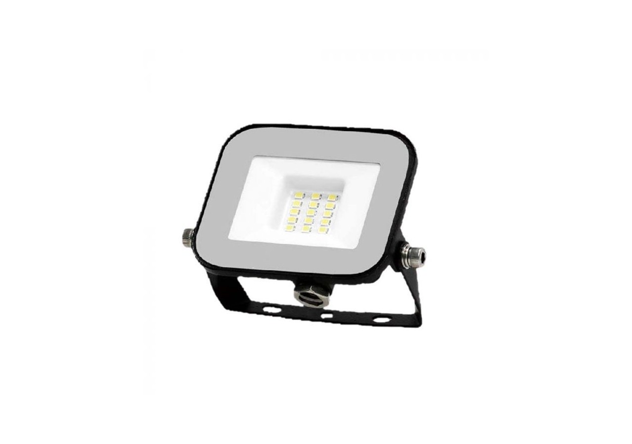 Vt-44010 10w projecteur puce samsung 4000k corps noir verre gris- 9899 - V-tac