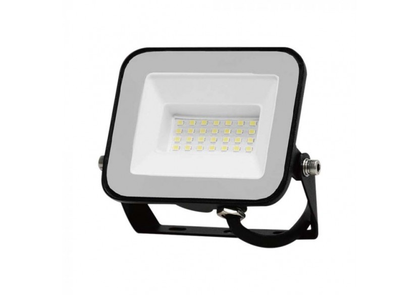 Vt-44020 20w projecteur puce samsung 3000k corps noir verre gris- 10014 - V-tac