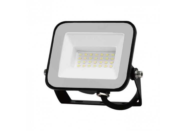 Vt-44020 20w projecteur samsung chip 4000k corps noir verre gris- 10015 - V-tac