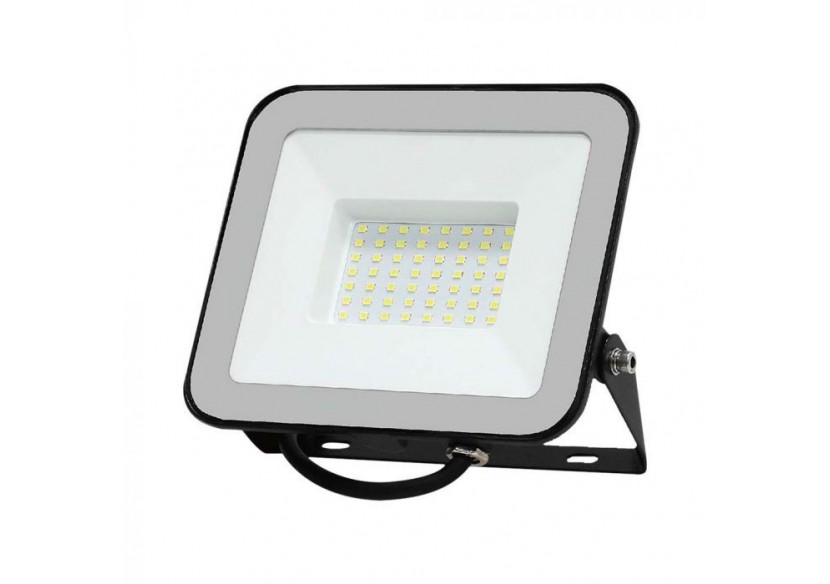 Vt-44050 projecteur 50w puce samsung 6500k corps noir verre gris- 10026 - V-tac