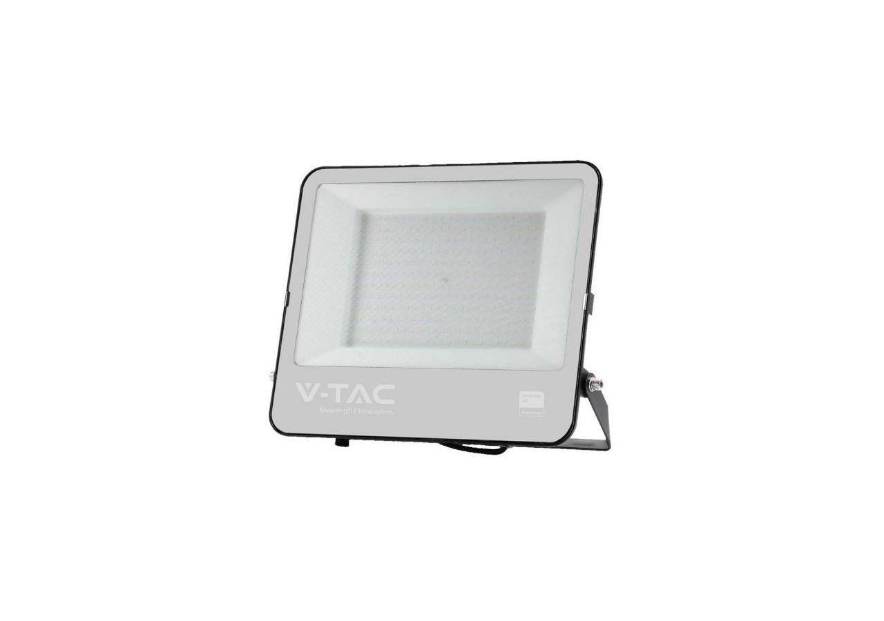 Vt-44201 projecteur 200w avec puce samsung 6500k corps noir verre gris (135lm/w)- 8849 - V-tac