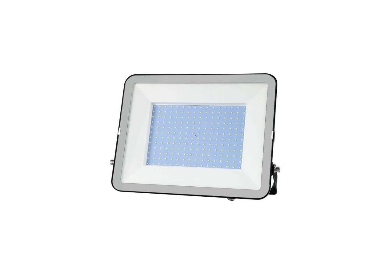 Vt-44300 Projecteur 300w puce samsung câble 1m 4000k corps noir verre gris- 10031 - V-tac