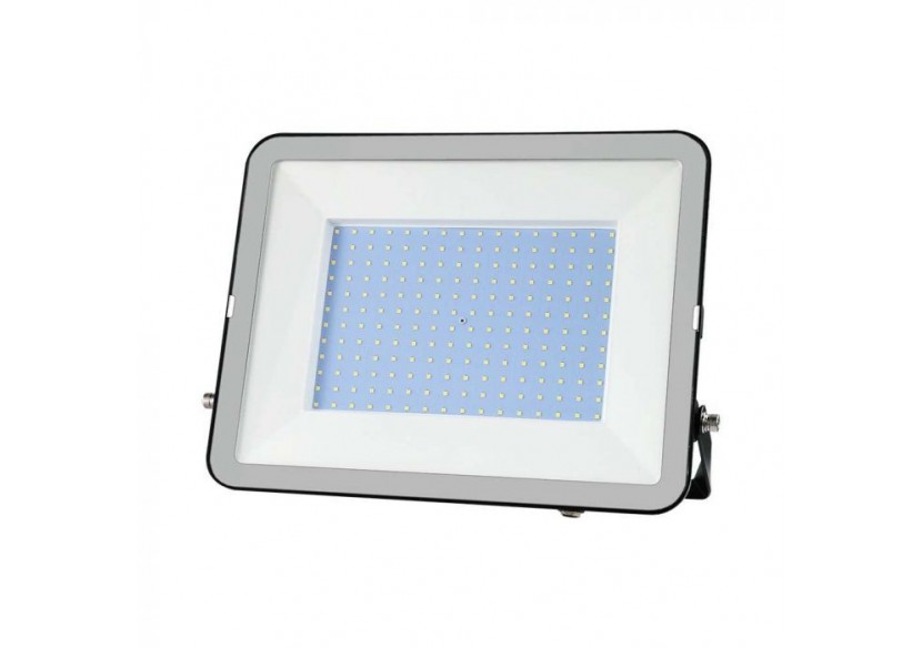 Vt-44300 300w projecteur puce samsung 1m câble 6500k corps noir verre gris- 10032 - V-tac