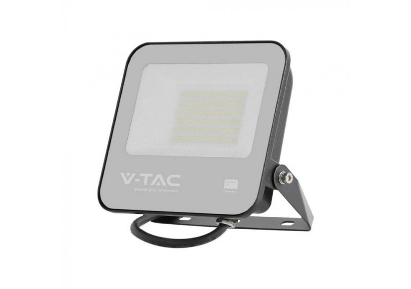 Vt-4455 projecteur 50w puce samsung 4000k corps noir verre gris 135lm/w- 23216 - V-tac