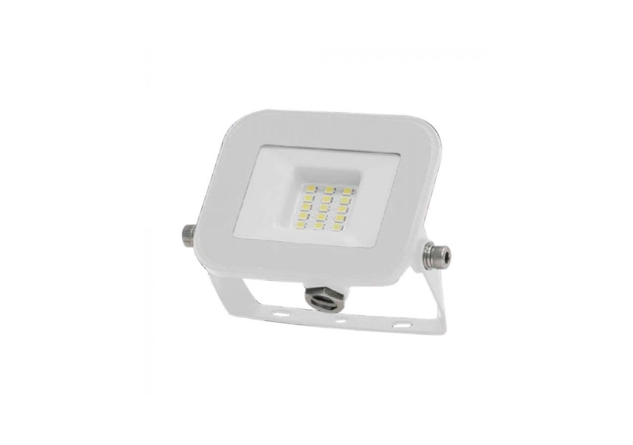 Vt-44010 10w projecteur samsung chip code couleur:6500k corps blanc verre blanc- 10013 - V-tac