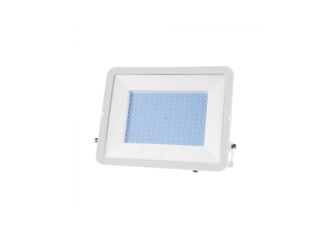 Vt-44200 Projecteur 200w puce samsung câble 1m 6500k corps blanc verre blanc- 10030 - V-tac