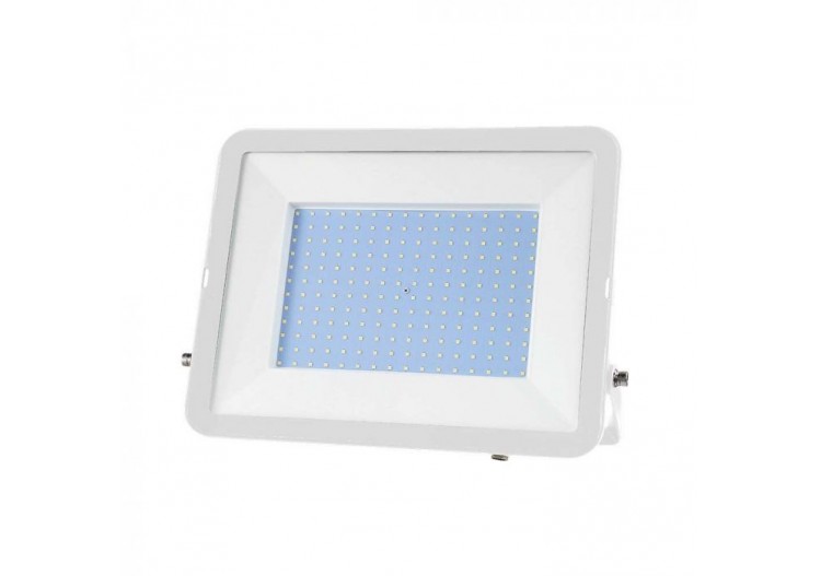 Vt-44300 Projecteur 300w puce samsung câble 1m 6500k corps blanc verre blanc- 10034 - V-tac