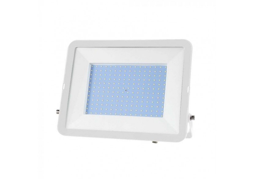 Vt-44300 Projecteur 300w puce samsung câble 1m 6500k corps blanc verre blanc- 10034 - V-tac