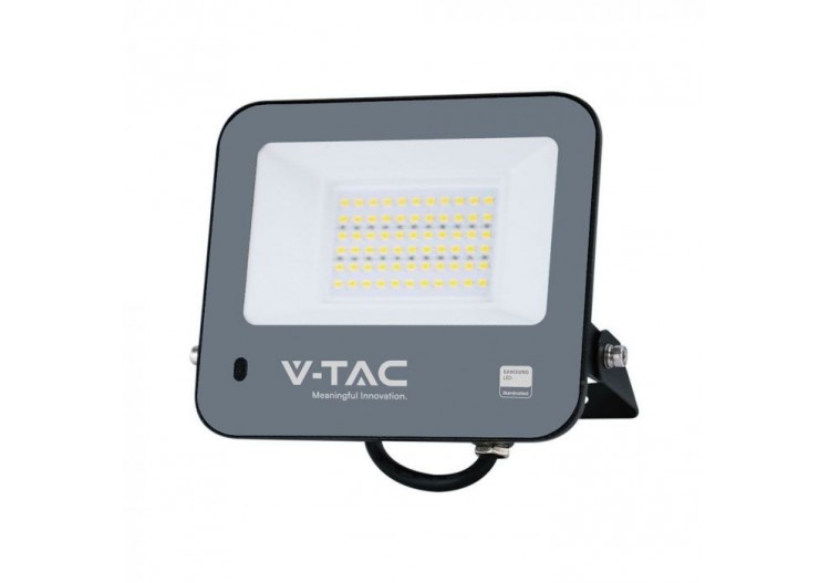 Vt-44032 30w capteur photocellule projecteur-puce Samsung 1m fil 4000k corps noir 120lm/w- 23186 - V-tac