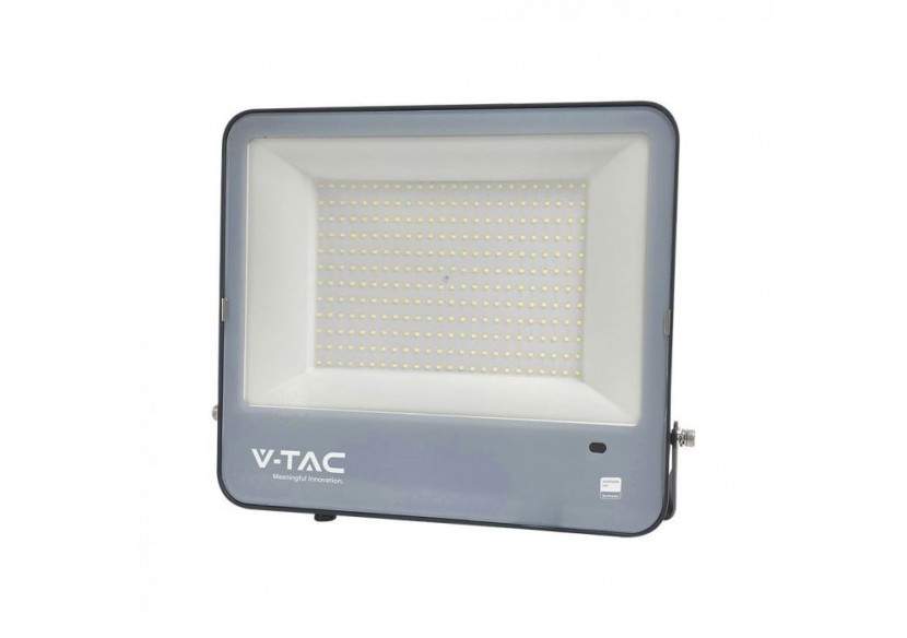 Projecteur à capteur photocellule Vt-44203 200w, puce Samsung, fil de 1m, corps noir 4000k, 135lm/w- 23194 - V-tac