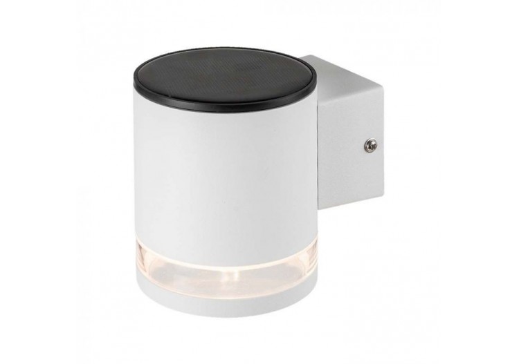 Vt-1139 0.55w led smd applique solaire 3000k corps blanc ip54- 23013 - V-tac