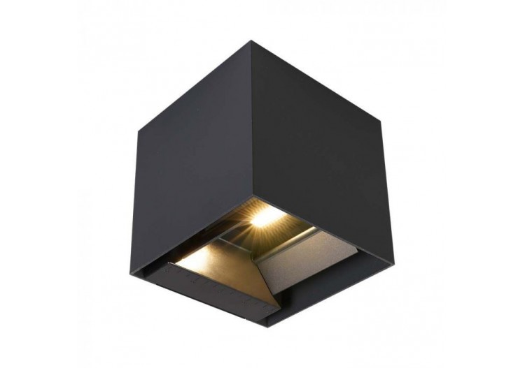 Vt-11109 9w cob led applique murale solaire avec capteur pir 3000k corps noir ip65- 11884 - V-tac