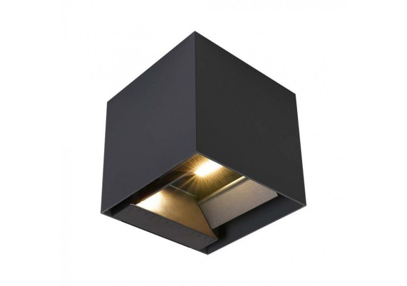 Vt-11109 9w cob led applique murale solaire avec capteur pir 3000k corps noir ip65- 11884 - V-tac