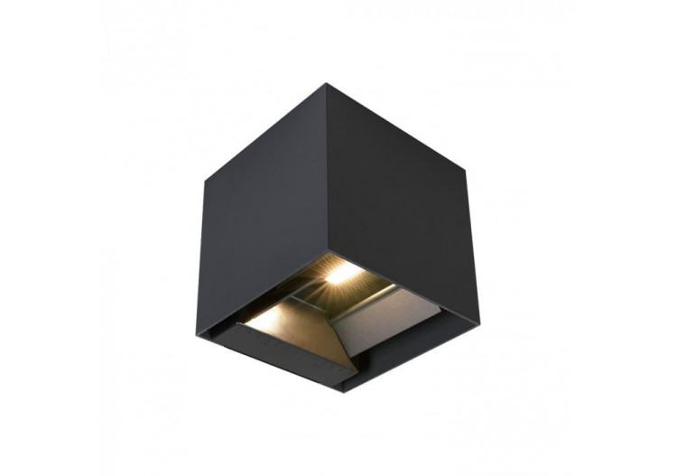 Vt-11109 9w cob led applique murale solaire avec capteur pir 4000k corps noir ip65- 11885 - V-tac